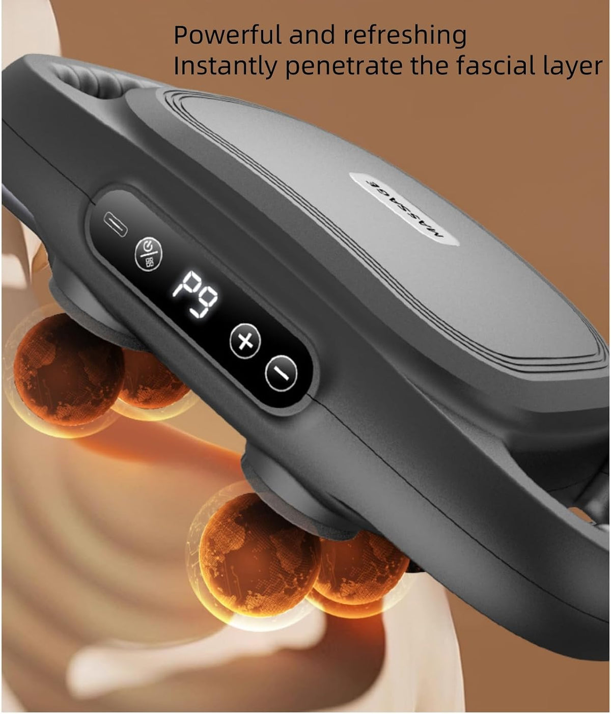 6 Head Electric Massager - Deep Tissue Massage with 9 Levels & 9 Modes