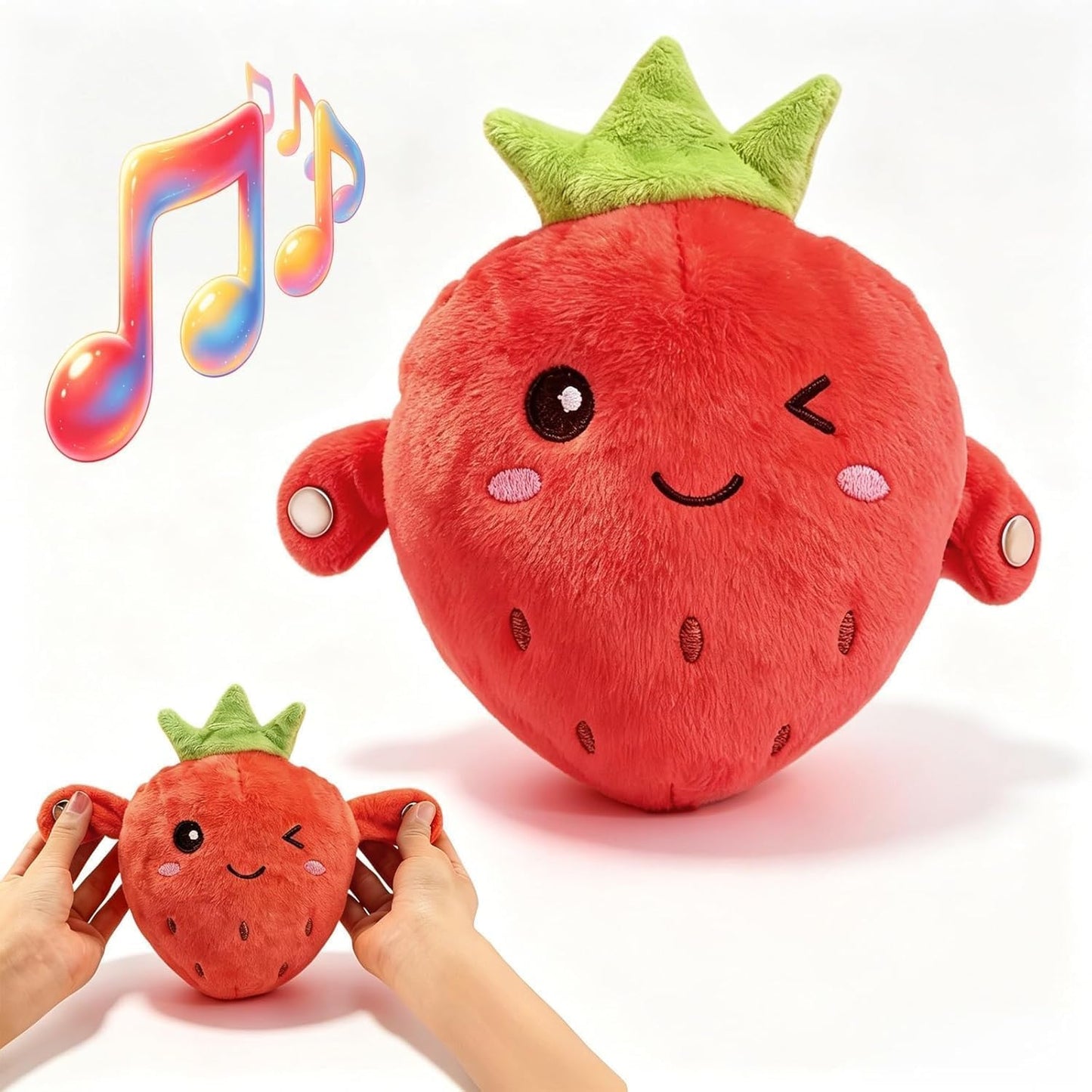 Interactive Fruit sensing Rhythm toy, with Piano and Fruit Metronome Sounds.