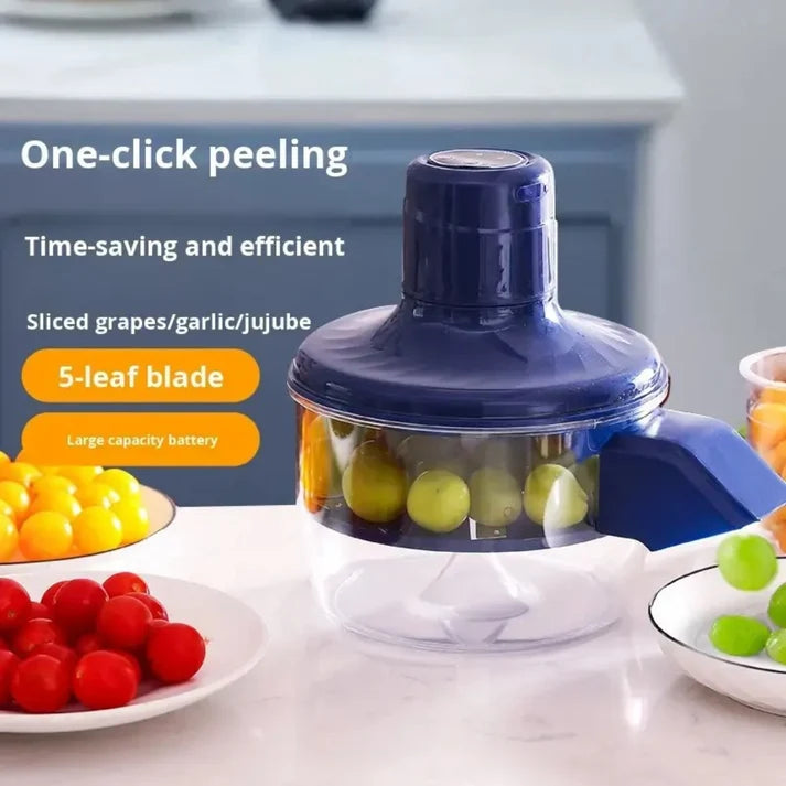 Electric Automatic Fruit & Vegetable Peeler – High-Efficiency Kitchen Tool (Peels in Seconds)