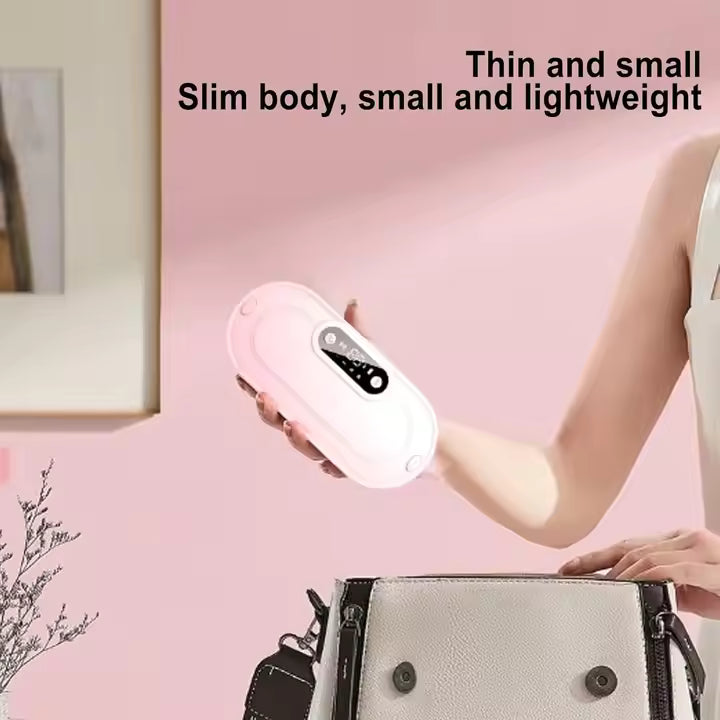 Smart Cordless Menstrual Heating Pad – Portable Waist Massage Belt for Period Pain Relief