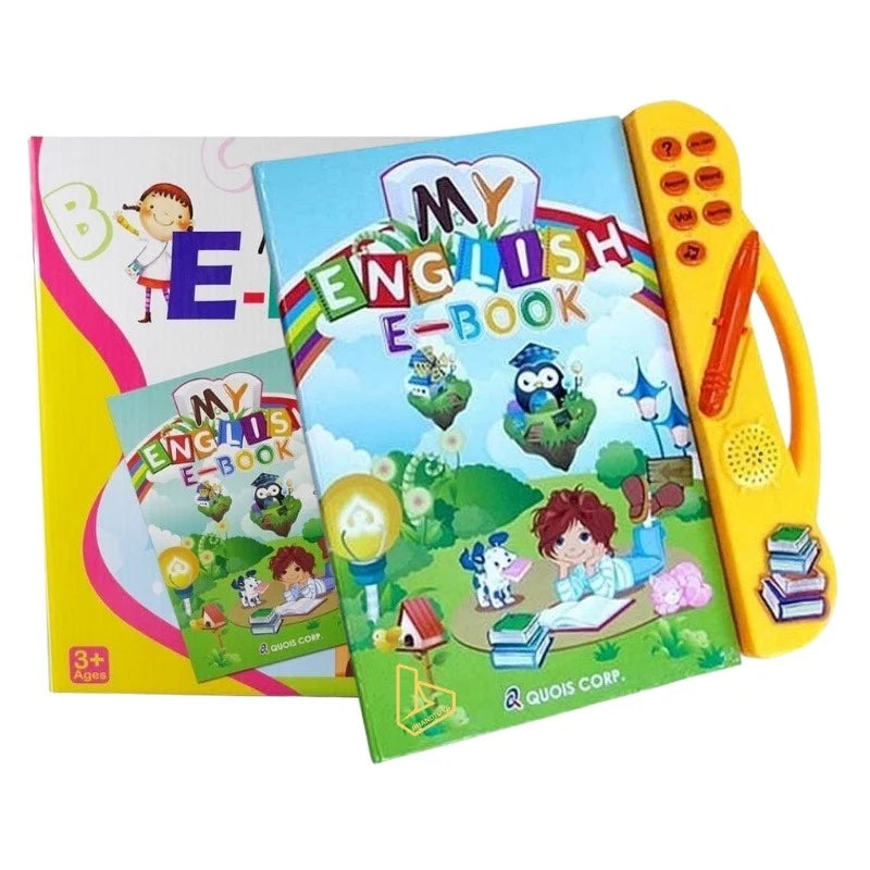 My English E-Book for Kids – Interactive Educational Learning Book with Sounds, Alphabets & Words