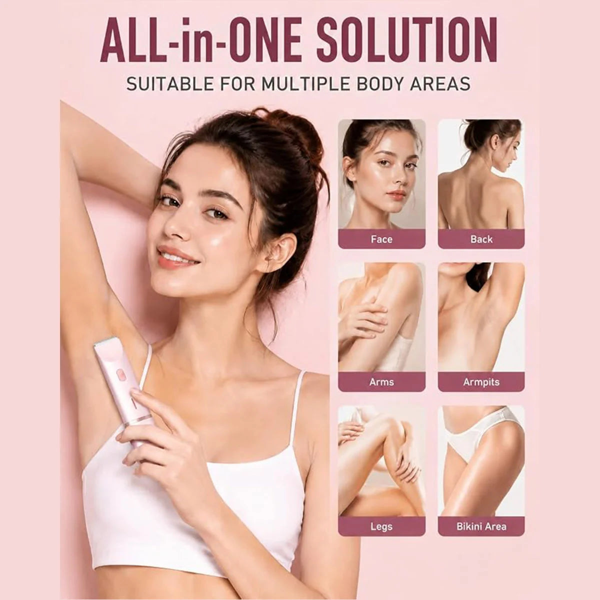 2-in-1 Women's Shaver & Trimmer