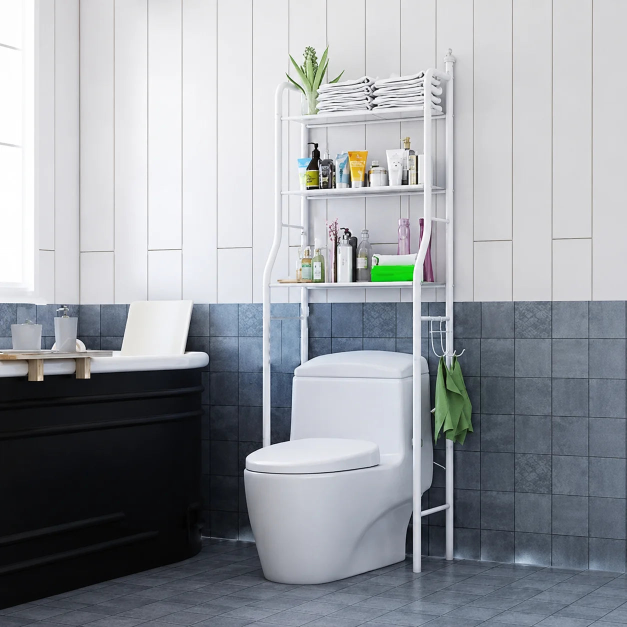 3-Tier Over-the-Toilet Storage Rack