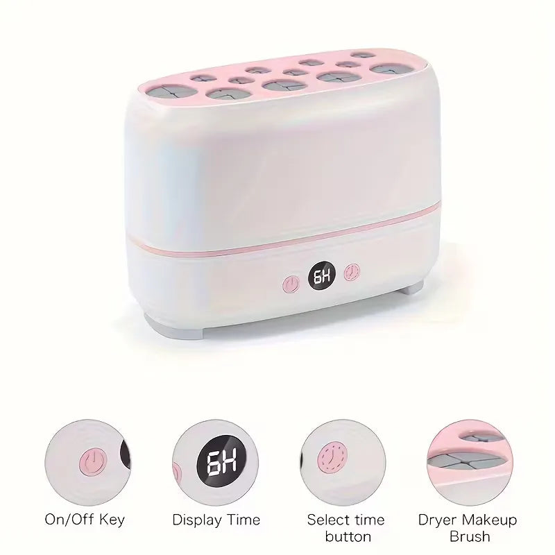 Punkten constant temperature makeup brush dryer ideal for professional makeup artists and everyday beauty routines