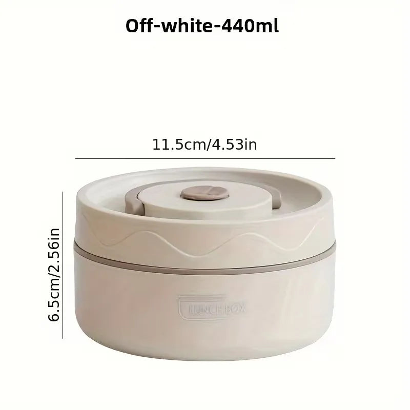 Tdoo stackable 304 stainless steel insulated lunch box set with leak-proof lids to help prevent spills during transport