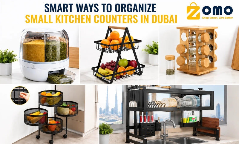 Smart Ways to Organize Small Kitchen Counters in Dubai