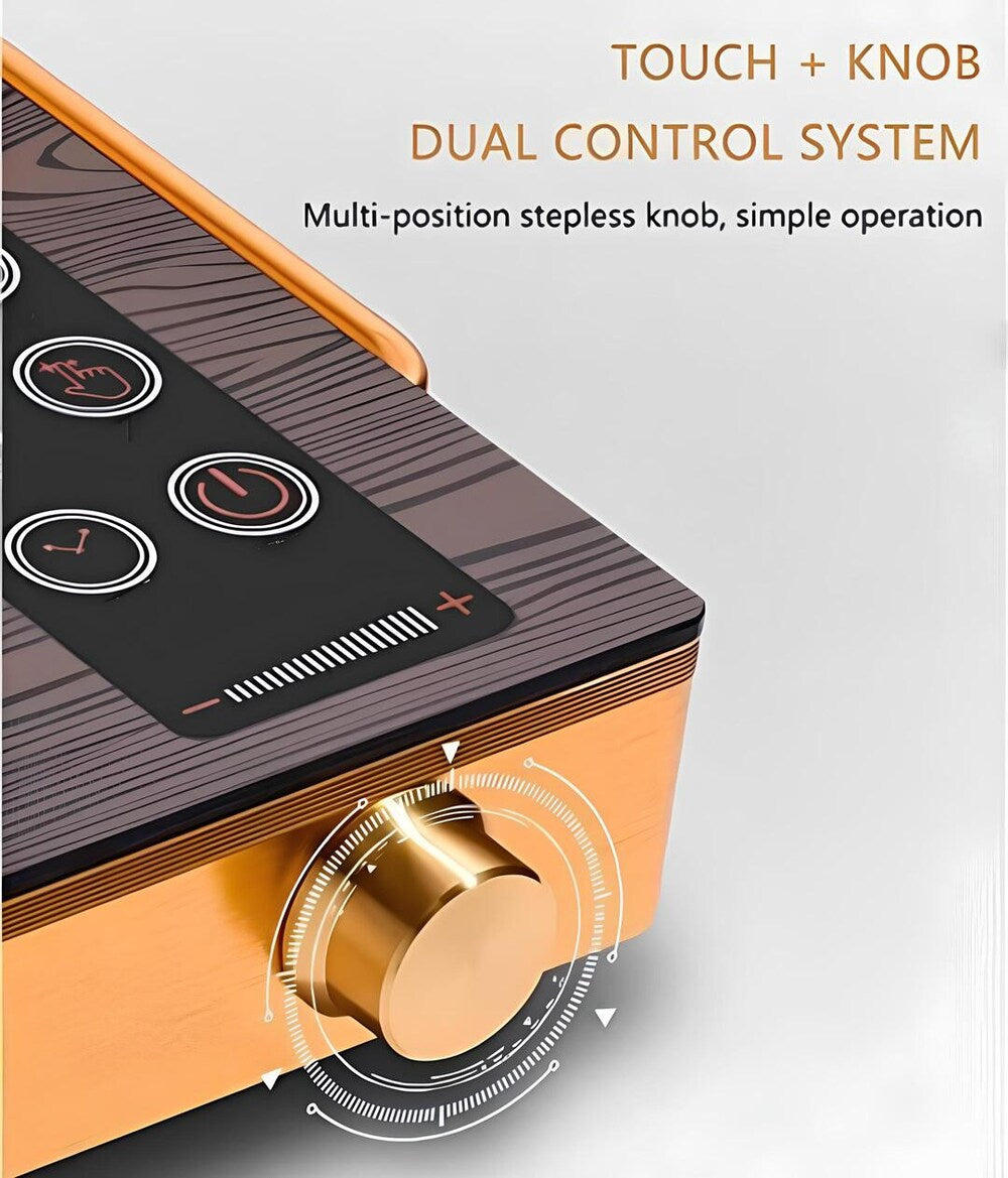 Tabletop Portable Silver Crest Electric Stove with LED Display