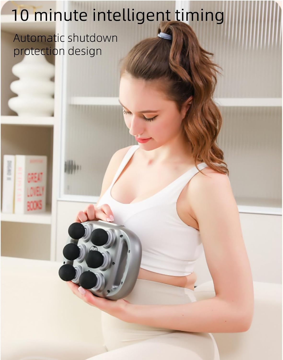 6 Head Electric Massager - Deep Tissue Massage with 9 Levels & 9 Modes