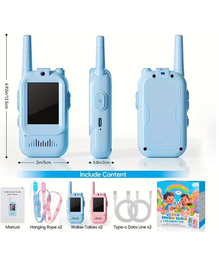 Kids Video Walkie Talkie Toy (pack of 2)