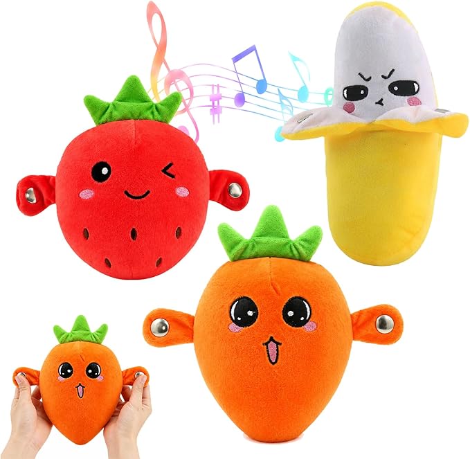 Interactive Fruit sensing Rhythm toy, with Piano and Fruit Metronome Sounds.