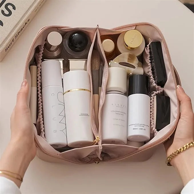 WBOOO Large Travel Cosmetic Bag - Multifunction Makeup Organizer