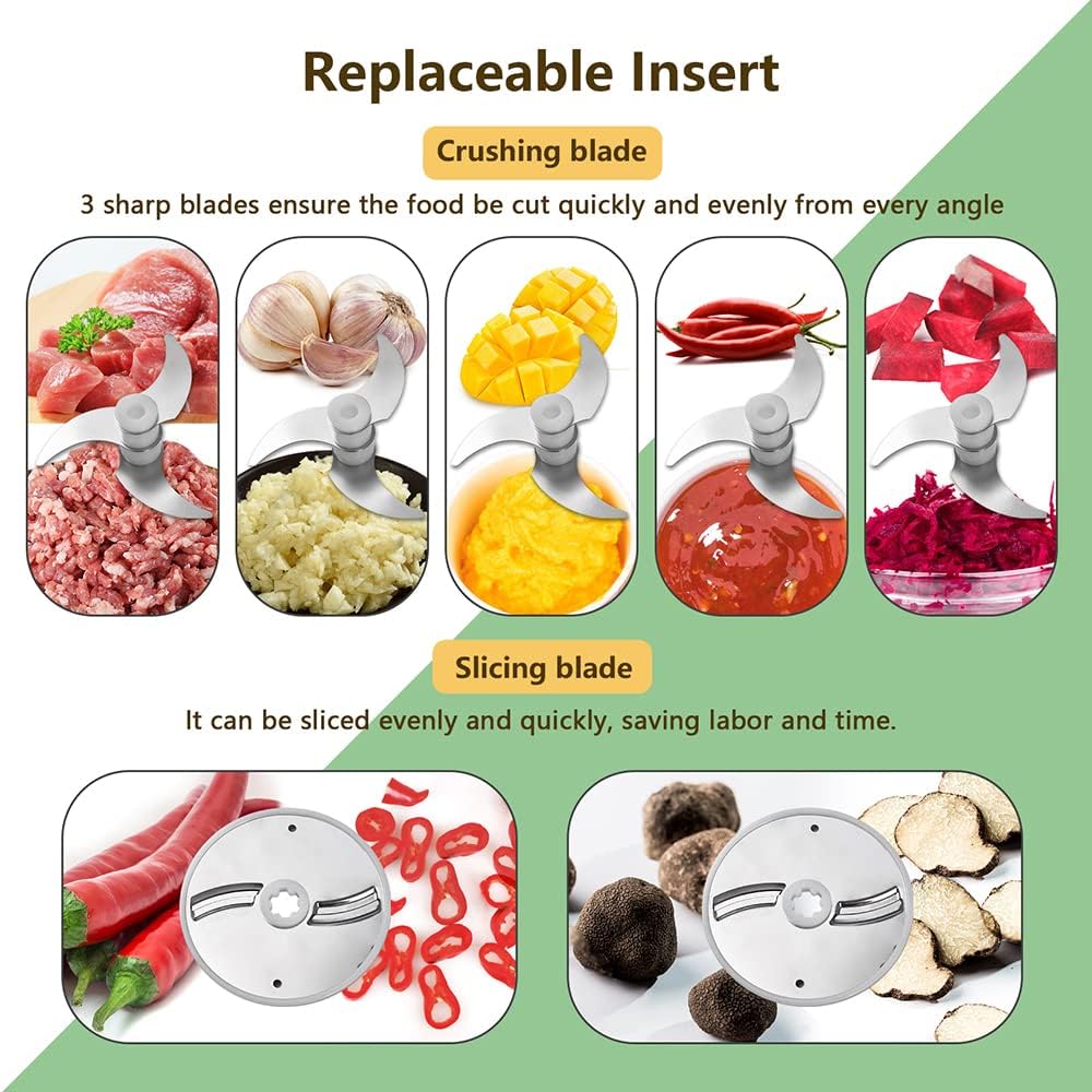 4 in 1 Handheld Electric Vegetable Cutter Set - Portable & Wireless