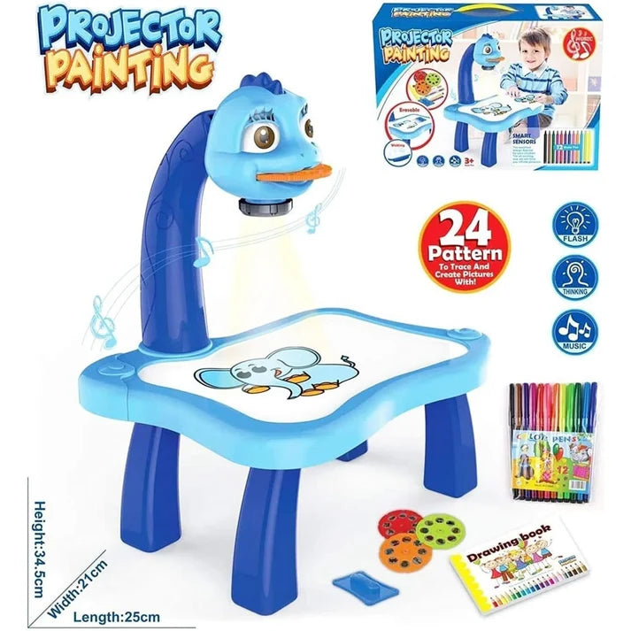 Kids Drawing Projector with Music & Light – Educational Art Toy