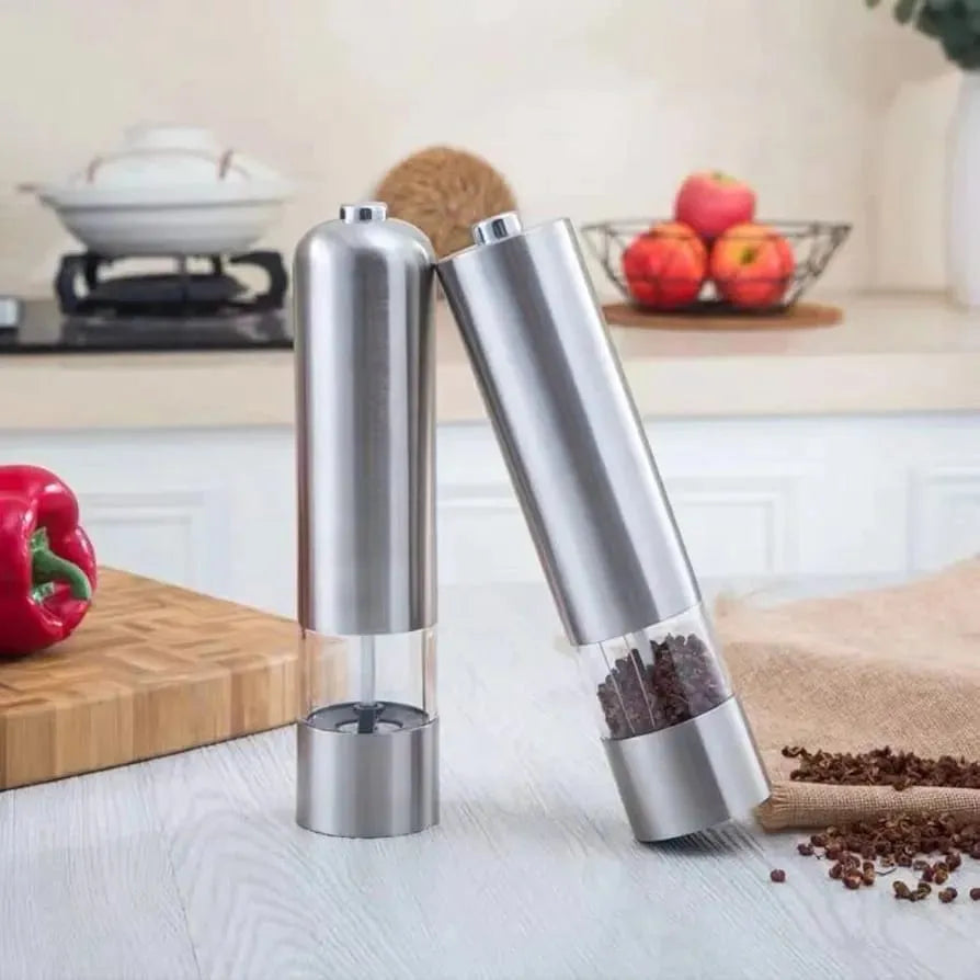 ZOMO Electric Stainless Steel Salt and Pepper Grinder Mill