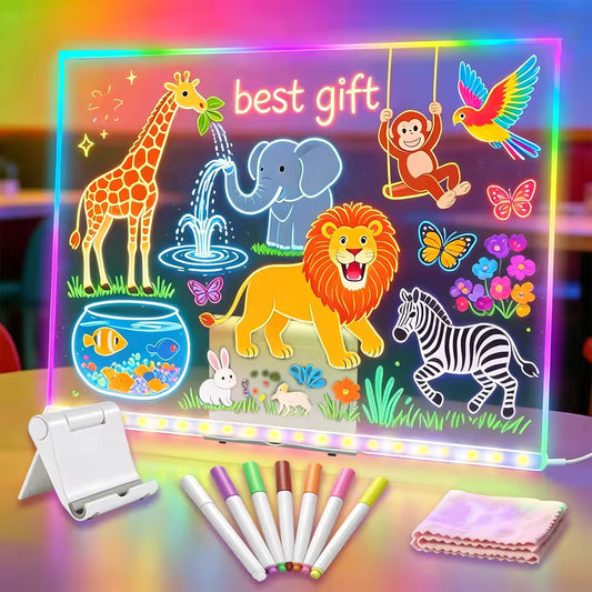 Glowing LED Drawing Board for kids