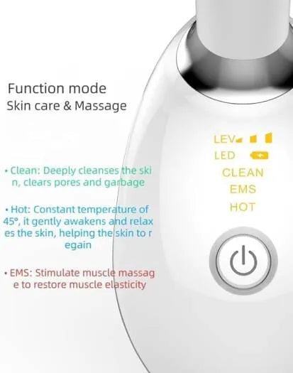 Bonjour LED neck and face massager designed to help improve skin appearance and support a smoother-looking complexion