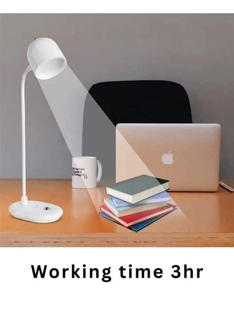 Gesto rechargeable LED desk lamp providing flicker-free illumination for desks, bedside tables, and workspaces