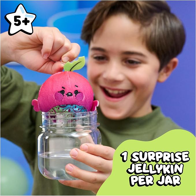 Magic Jellykins Surprise Plush Jar Water-Activated Collectible Toy for Kids 3+