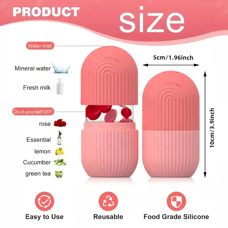 NNewvante facial ice roller ideal for cooling the skin, reducing puffiness, and enhancing your skincare routine