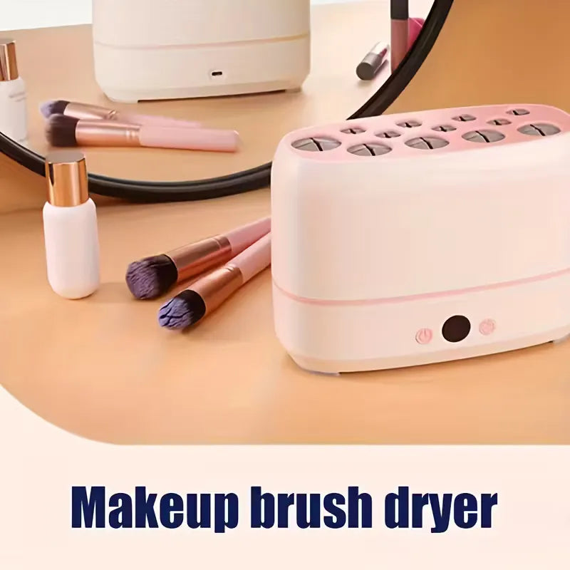 Punkten constant temperature makeup brush dryer featuring an electric constant temperature system for safe brush care