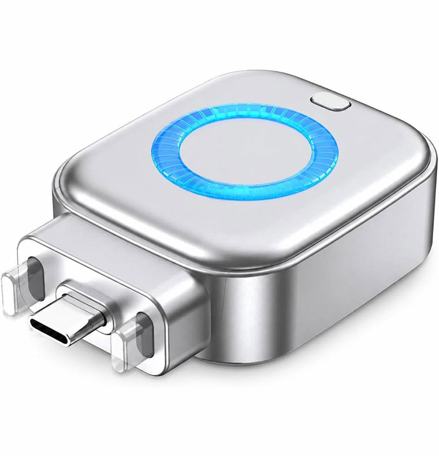 Smart auto stop charging adapter with automatic power cutoff to protect devices from overcharging