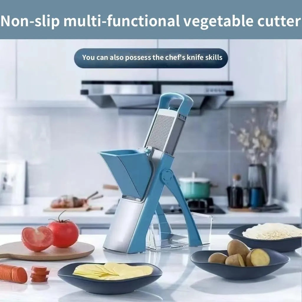 Zomo safe adjustable mandoline slicer with adjustable thickness settings for uniform slicing and food preparation