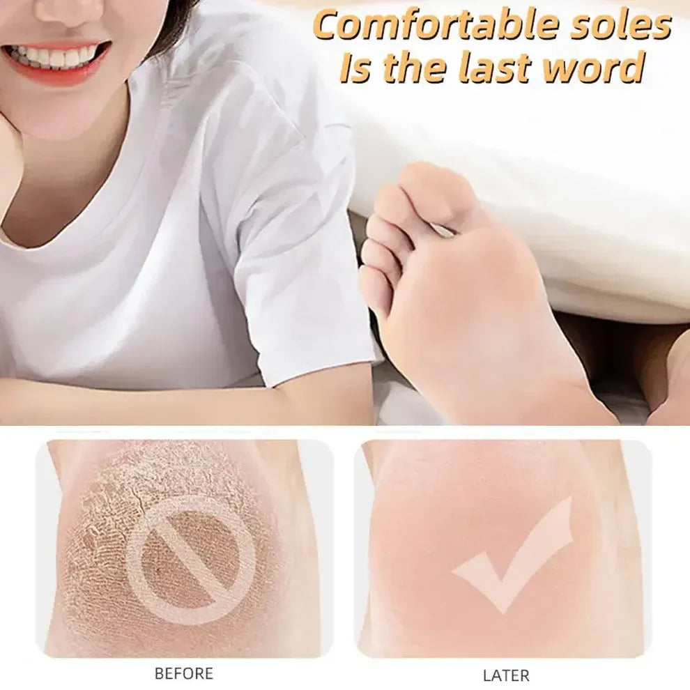 Zomo Smiling Foot silicone moisturizing socks with a soft gel lining for comfortable daily foot care